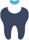 Animated tooth with lost filling
