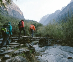 People on a hike