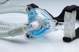 Nose piece and hose used for CPAP